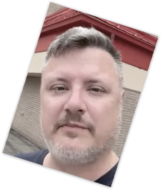 Jon Lloyd in a dark t-shirt